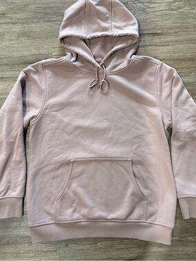 Women's Dusty Pink Fleece-Lined Hoodie Sweatshirt